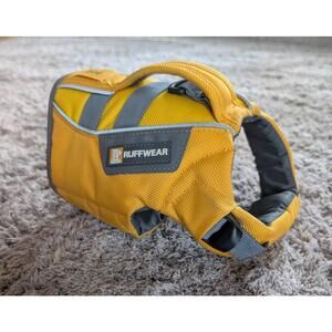 Ruffwear Dog Float Coat Life Jacket Vest Harness Size XXS Yellow